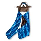 Soft Plush Hooded Towel by Circo (24x52) Machine Washable. (Blue Pirate) by Circo [並行輸入品]