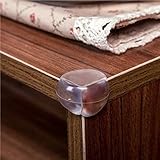 amzmonnsuta　4個入り入り透明PVC子供安全保障テーブルコーナーのエッジパッド保護座布団