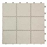 ジョイントタイル ジョイントマット ガーデンタイル エクステリア マット 〔幅30cm〕 18枚セット Lグレー