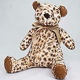 マイカシミヤ 最高級カシミヤ製 テディベア ヒョウ柄 レオキッドベア サイズ24cm MyCASHMERE ぬいぐるみ カシミア