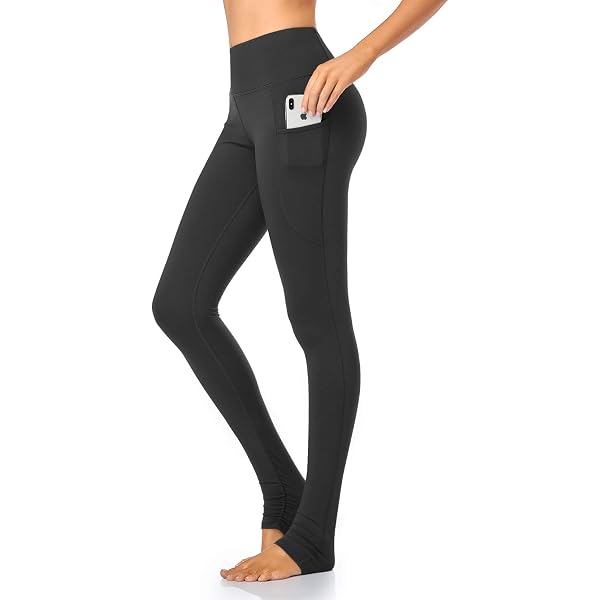 High Waisted Extra Long Yoga Leggings 