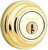 KWIKSET デットボルト クイックセット玄関ドア用 ポリッシュブラス(LO3) 3KEY