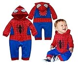 StylesILove Infant Toddler Baby Boy Spider-man Hoodie Romper Costume (80/6-12 Months) [並行輸入品]