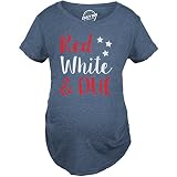 Crazy Dog T-Shirts SHIRT レディース US サイズ: Small/Maternity Fit カラー: ブルー