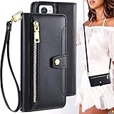 Oppo Reno 7A / Oppo Reno 9A ケース 手帳型 ショルダーケース カードケース ショルダー ストラップケース 【 ストラップ 長+短 2本】 oppo reno 7a ケース Reno9 A ケース Reno7A 手帳ケース reno 9a 楽天モバイル OPG04 au SIMフリー ケース CPH2353 対応 reno7aケース手帳型 reno 7a ケース reno 9a ケース A201OP ケース オッポ Reno7A ケース OPPOneno9a ケース reno7a カバー オッポ リノ 7A 携帯ケース リノ 9A スマホケース 手帳型 適用 case 【BonwFzin】 ストラップホール付き カード収納 バッグ マグネット スナップ 肩がけ 首掛け 斜め掛け カードケース ファスナー 耐衝撃 ストラップ付き カバー スタンド カード カード入れ スマホケース ブラック