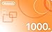 ニンテンドープリペイド番号 1000円