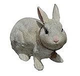 ≪ガーデンオーナメント≫シッティングラビット 置物　マスコット ガーデング雑貨 玄関やインテリアにも うさぎ