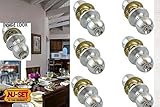 6 Pieces of Nuset Fremont(26D) Door Entry Knobs, Keyed Alike, Satin Chrome [並行輸入品]