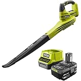 RYOBI One+ 18V Cordless Garden Blower 4.0Ah Kit