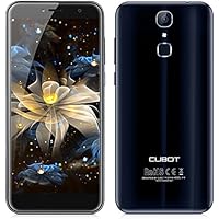 Cubot X18 スマートフォン 5.7インチ18：9 Android 7 4G　3GB RAM + 32GB ROM、16MP + 13MPデュアルカメラ、LTE FDDデュアルSIM、MT6737Tクアッドコアプロセッサ、3200mAhビッグバッテリ、0.1秒指紋認証、通知ライト WIFI GPS ブルートゥース (青)