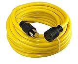 Conntek 20601 25-Foot 10/4 30 Amp 125/250 Volt 4 Prong L14-30 Transfer Switch Cord/Generator Extensi