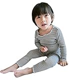 Plus Nao(プラスナオ) パジャマ 寝巻き ナイトウェア セットアップ 上下セット 長袖カットソー ロングパンツ 長ズボン 子供用 男の子 女の ブラックホワイト 100