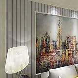 (ハンメロ)HANMEROのりなし壁紙 ストライプ フリース ブルー ロマンチックな地中海風 1ロール（53cm×10m）