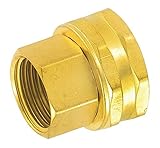 Gilmour 7FPS7FH Double Female Swivel Brass Connector, 3/4-Inch by 3/4-Inch [並行輸入品]