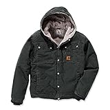 Carhartt メンズ シェルパ裏地付き サンドストーン フード付き マルチポケット付きジャケット J284 US サイズ: XX-Large カラー: グリーン