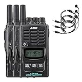 特定小電力トランシーバー DJ-P240-S&WED-EPM-YSO ショートアンテナ イヤホンマイク付き(オープンエア型) 3セット