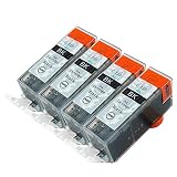 BCI-320BK ×4 【 ブラック 4本セット 】 キャノン用 対応機種: MP990 MP980 MP640 MP630 MP620 MP560 MP550 MP540 MX870 MX860 iP4700 iP4600 iP3600 ICチップ残量表示検知機能付き Mt.Smile製純正互換インクカートリッジ【365日保証】サービス