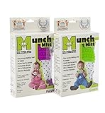 Maven Gifts: Munch Mitt Baby Teething Mitten - Green & Purple by Maven Gifts