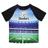 Gerber 子供服 NFL ピッツバーグ・スティーラーズ ボーイズ 2018半袖スタジアムTシャツ ブラック 2T