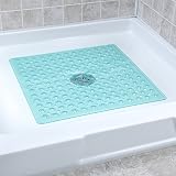 デラックス正方形シャワーマット ブルー 05626-1