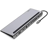Belkin テレワーク リモートワーク用 ドッキングステーション USB-Cハブ 11-in-1 HDMI/Displayport/VGA対応 最大100W PD対応 MacBook/MacBook Pro/MacBook Air/Windows/