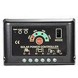 Anself 5A/10A/15A/20A/30A｢選択可｣ 12V/24V ソーラー充電コントローラ オートID PWMレギュレータ タイムコントロール ソーラーパネルのバッテリーランプ LEDライ
