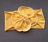 ベビー ヘアバンド 結婚式 お花 ヘッドバンド フォーマル 子供用 khb-014 (イエロー)