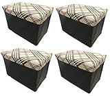 ビッグサイズ 収納ボックス スツール Ｌ 4個組