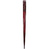 一双 箸 漆 塗装 神通(じんつう) 日本製 木製 (天然木) 先角 21cm