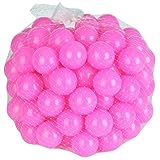 lightaling海洋ボールソフトプラスチックピットボールピンク100個5.5 CM