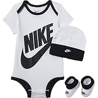 珠里ジョーダンロンパース、ニット帽、靴下 Amazon.co.jp: [NIKE] ナイキ ベビー(6-12ヶ月) 3点セット BOX