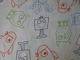 Kids Collection Friendly Monsters Sheet Set Twin [並行輸入品]