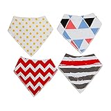2 4pcs-kids-baby-unisex-bandana-bibs-feeding-saliva-towel-dribble-triangle-bandage