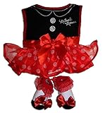 Disney Minnie Mouse Bowtique Girls Infant Bib and Bootie Set [ 5011 ]