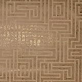 York Wallcoverings y6220203 Mid Century A Maze壁紙、Browns