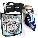 CHANEL 大判 おしゃれな シルクスカーフ