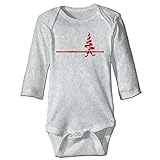 NINKI ベビー服 クリスマスプレゼント 大人気 長袖 ロンパース 6ヶ月~24ヶ月 100%コットン 出産祝い Size 6 M グレー