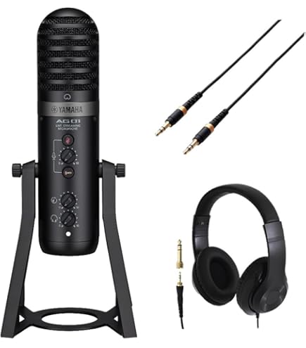 ヤマハ YAMAHA AG01 ライブストリーミングマイクロフォン USBマイク
