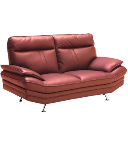 Amazon｜【 開梱設置無料】高級本革ソファ 3人掛けソファ 本革（ワイン