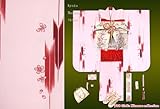 七五三着物　7歳　女の子　矢絣柄の子供着物フルセット【薄ピンク＆赤】　KYG071kWWRR