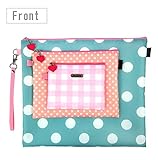 ポーチェ(pouche) 消臭ポーチ ３セット ドット （ブルー）