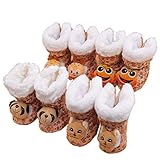 冬暖かいユニセックスベビーシューズ幼児ブーティー幼児ウォーキングシューズベビーシャワーギフト、＃17 ランダムスタイル