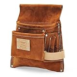 Heritage Leather 423RSP 5-Pocket Professional Split Leather Nail and Tool Bag [並行輸入品]