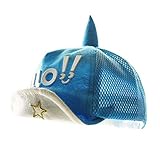 ベビーファッションSunhatコットンハット折り畳み式ビーチハット夏のハットブルーのための大きいギフト