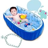 ベビーバスタブ折りたたみインフレータブルチューブベビーバスタブ絶縁ドロップ インフレータブルタップ大きな厚いバスタブ子供バスタブプール 泳べるお風呂