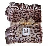 Max Daniel Designs | Grey Jaguar Baby Blanket by Max Daniel Designs