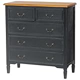 【ブロカント】チェスト（ブラック） 輸入雑貨 アンティーク家具 hb3i-MCH-5321BK