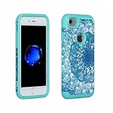 iPhone 7 ケース UNEXTATI 高品質 TPU カバー ハードPC カバー ケース 液晶保護 衝撃吸収 脱着簡単 耐汚れ 耐衝撃 軽量 Apple iPhone7 用 2in1 ケース C