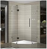 Aston sen991-。。- 42 – 10フレームレスneo-angleシャワーエンクロージャW /ガラスシェルフ 42" x 42" 72" SEN991-ORB-42-10 1