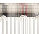 Glenna Jean Fly-By Crib Rail Protector Short Set, Plaid by Glenna Jean